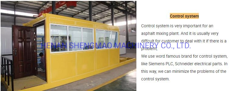 Construction Road Machinery Asphalt Mixing Batching Plant Burner Hot Mix